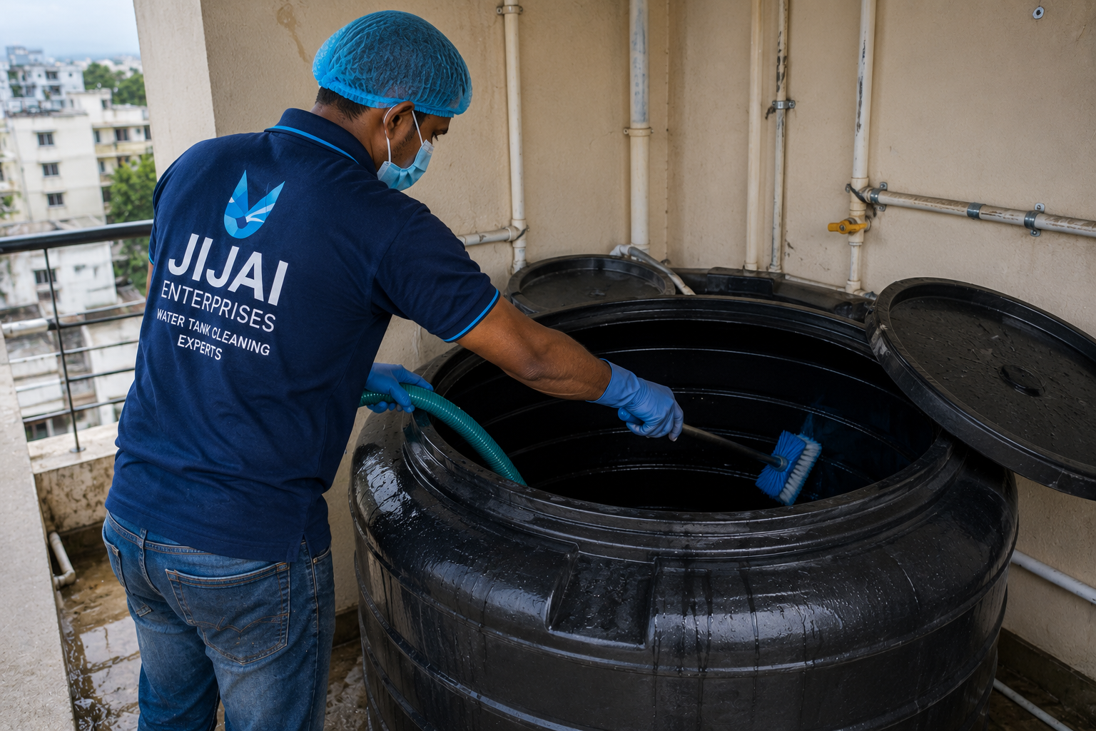 Residential Water Tank Cleaning