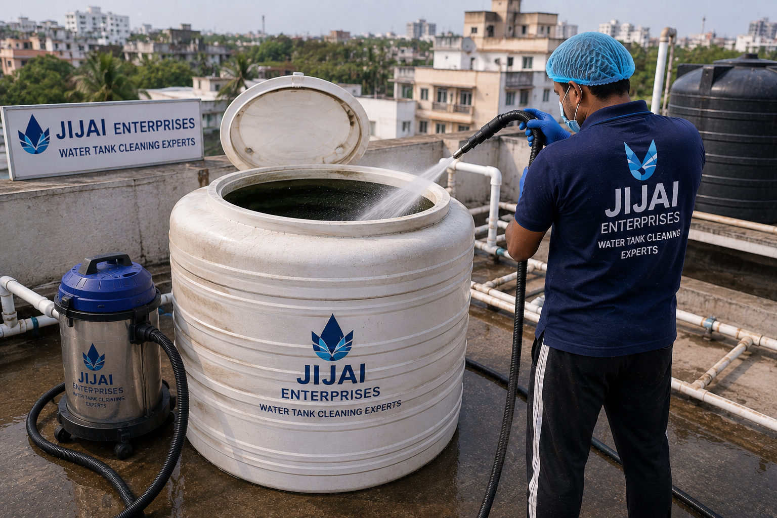 Water Storage Tank Cleaning